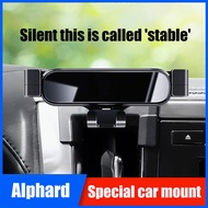 Car Phone Holder For Toyota Alphard 2015 - 2022 ANH30 Car Styling Bracket GPS Stand Rotatable Support Mobile Accessories