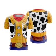 Toy Story Costume Boys T-shirt Woody Buzz Lightyear Zurg Kids Jessie Cosplay Costume Shirt For Boys 