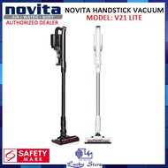 NOVITA V21 LITE CORDLESS HANDSTICK VACUUM CLEANER, 2.1KG LIGHT, FREE GIFTS*, SINGAPORE WARRANTY