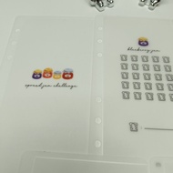 Cash Envelope Spread Jam Challenge Matte Laminated size A6 | Laminated savings envelope size A6