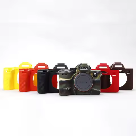 Silicone Case for Sony A74/a7m4/a7iv/a7s3/A7s III/A7s M3 protective sleeve