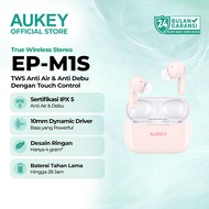 AUKEY TWS Bluetooth EP-M1S 28 Jam Bass Kuat IPX5 Earbuds 5 Warna Earphone Wireless EP-M1S