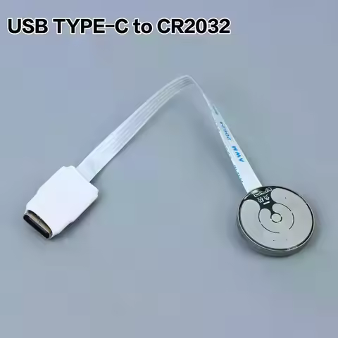 USB TYPE-C To CR2032 Battery Adapter Converter 5-30V Input Thin FFC Cable CR2032 To TYPE-C Kit