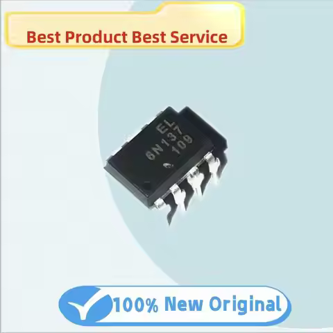 5pcs EL6N137 6N137 Direct DIP8 Optical Isolator - Logic Output/Optocoupler Chip