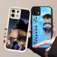 DJ-18 Detective Conan Silicone Casing black and white for Infinix Note Zero 40Pro5G 40 40Pro 30 Infi