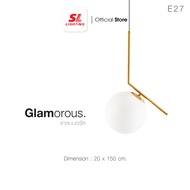 SL LIGHTING | Pendant Lamp โคมไฟห้อย E27 x 1 รุ่น GLAM-P901/200