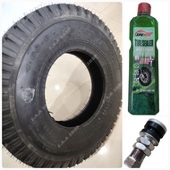 4.00-8 TIRE (CLASS-B) WITH FREE SEALANT AND PITO FOR BAJAJ RE & TVS KING