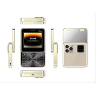 New i19pro Mini Phone 2.4 Inch Dual SIM 2G GSM Rotating Slide Elderly Button Pocket Phone