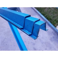 DIY Batten1 (57inci/145cm) BESI V BIRU PARA RAK BUNGA / TANAMAN  / BATTEN 0.43mm BLUE