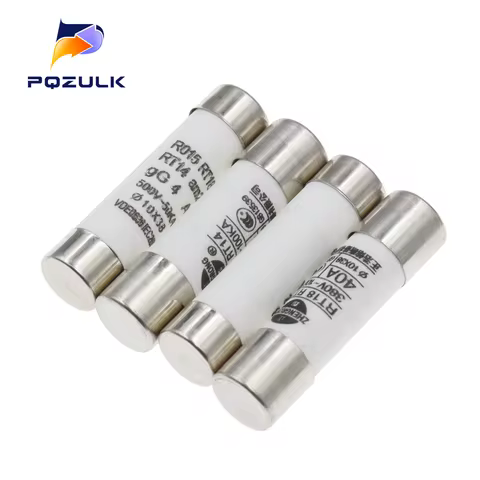 5PCS Fast blow Ceramic Fuse 10X38MM Fuse 380V/500V 1A 2A 3A 4A 5A 6A 8A 10A 16A 20A 25A 32A 40A 50A