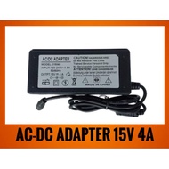 [READY STOCK] AC TO DC ADAPTER ADAPTOR DC15V 4A BATTERY CHARGER