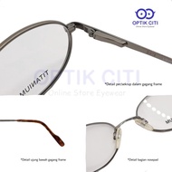 Sale Terbatas Frame Kacamata Pria Bulat Kecil Titanium Original