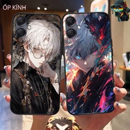 Samsung a05 / a05s glass phone case with kaneki male anime print