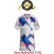 V136 OLYMPIC badminton shirt/ kevin G badminton shirt
