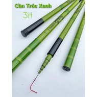 SALE] Cần câu tay trúc xanh 3h chất liệu chuẩn carbon 2m7 đến 6m3