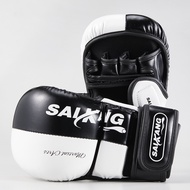 Adult Boxing Gloves Half Finger Gloves Professional Fighting Fighting Sanda Muay Thai MMA Split Fing