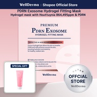 [WellDerma OFFICIAL] PDRN Exosome Hydrogel Fitting Mask, 25g x 4 Sheets | Houttuynia Extract 864,495
