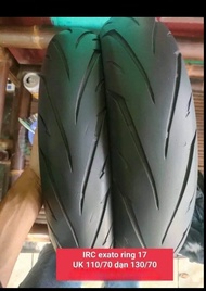 BAN IRC EXATO UK 130/70 110/70 RING 17