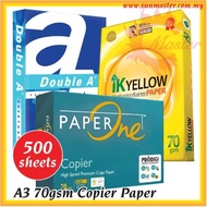 A3 70gsm Copier Paper | A3 IK Yellow | A3 Double A | A3 PaperOne 75gsm | A3 Paper | A3 Photostat Pap