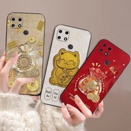 Realme C25s - C25Y case printed with fortune jade bag, camera protection