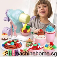 DIY Dough Noodle Maker Ice Cream Toy Play Mold Machine for Children Fun Modeling Clay Dough Playset for Kids