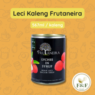 Leci Frutaneira 567ml | Leci Kaleng | Leci dalam Kaleng | Buah Kemasan Kaleng