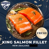 WHOLE Nz King Salmon (FRESH)  5kg+/- to 10kg+/- Fillet-Cut / Steak-Cut Individually Packed/WholeSale