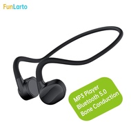 MP3 Player with Bluetooth Portable HD Sound 16GB Walkman Digital Music Player Headphones with Microphone Bone Conduction Headset