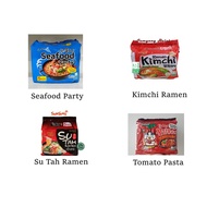 SamYang Halal Ramen Kimchi/Seafood Party Ramen/Su Tah Ramen/Tomato Pasta/Korean Maggie/Instant Noodle