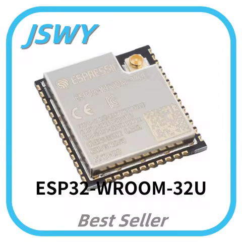 1/10/50/100 pcs ESP32-WROOM-32U N4 N8 N16 High-Performance WiFi Bluetooth Module 4MB 8MB 16MB Origin