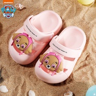 A-6💝Paw Patrol Children's Slippers Boys' Summer Children's Indoor Bathroom Sandals Non-Slip Baby Girls' Bath Hole Shoes