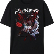 ASTA T-Shirt, Black Anime Clover Anime T-Shirt