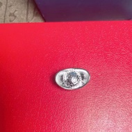 Pure Silver 999.9 Silver Lucky Character Small Ornaments Solid Money Fortune