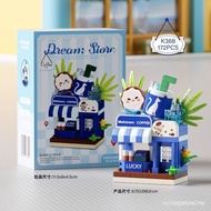Very Attractive and Charming Miniature Street Building Blocks-Six Styles Miniature P Building Blocks