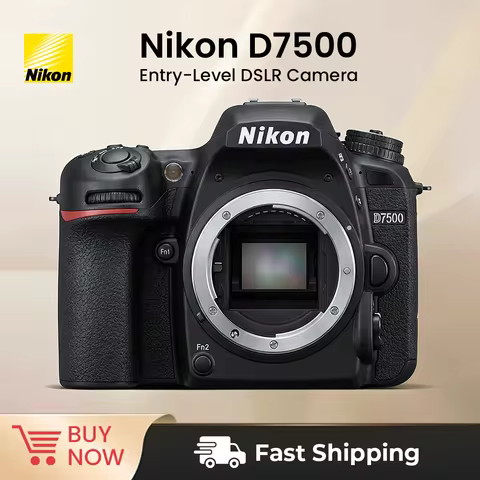 NEW Nikon D7500 DSLR Digital Camera 4K HD Professional Portrait Video Shooting High Pixel