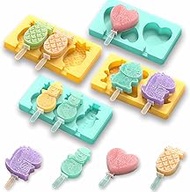 Popsicles Molds,Small Silicone Popsicle Molds For Toddlers,Homemade Frozen Baby Popsicles Molds For Kids,Popsicle Molds Silicone Bpa Free,Mini Ice Pop Mold,Popsicle Maker,Easy Unmold 10 Pieces