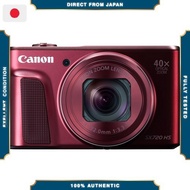 【Excellent】 Canon PowerShot SX720 HS Digital Camera (Red) with 40x Optical Zoom (PSSX720HSRE)