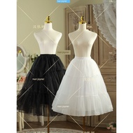 skirt kembang gaun kembang dewasa floral skirt 80cm Soft Gauze Lolita Extension Skirt