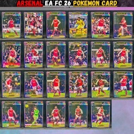 Arsenal EA FC 26 Pokemon Holographic Cards (2025/26)