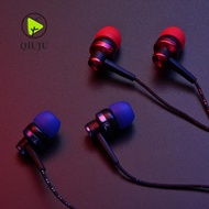 QIUJU In-Ear Earphone Universal Earpiece Wired Stereo