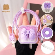 1 Set Cover Case Protector Charger Protector 18w/20w Transparent Silicone Charger Head Protector