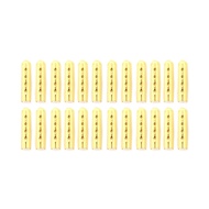 23mm Aglet Shoe Lace Tips for Sneakers Open Mouth Easy to Install Metal Aglet Tips (Pack of 24)