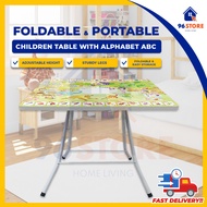 Kid Study Table / ABC Table / ABC Meja / ABC Folding writing Study Desk 孩子学习桌