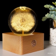 Girls Gifts Dandelion Crystal Ball Music Box Music Box Wooden Music Box Preserved Fresh Flower Music