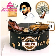 (Combo of 5) Gentleman XMan Happybirthday Cake Decoration Birthday Accessories