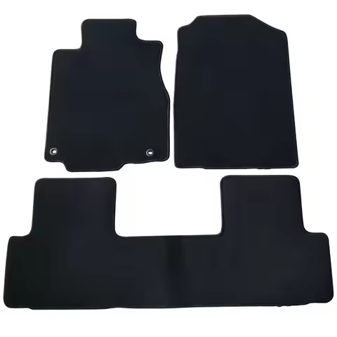 Mats Compatible with 20122016 Honda CRV Black Nylon Front Rear Flooring Protection Interior Carpets 