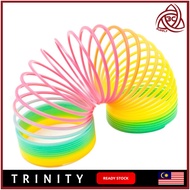 Mainan Gegelung Spring Pelangi Joyit Rainbow Spring Coil Toy - Diameter: 8.5cm