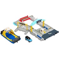 Matchbox HMH29 Ferry Port Set with Detachable Wheeled Ferry, Elements to Activate Manually