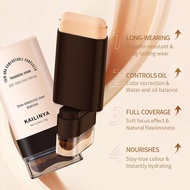 Dual-ended Foundation Stick With Brush Oil Control And Long-lasting Foundation Cream Cosmetic H3j8
