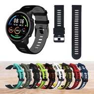 22mm Two Tone Silicone Strap For Samsung Galaxy watch 3 45mm 46mm Gear S3 Smart Watch Wristband For Huawei Watch GT 2e GT2 PRO ECG GT3 46MM Bracelet